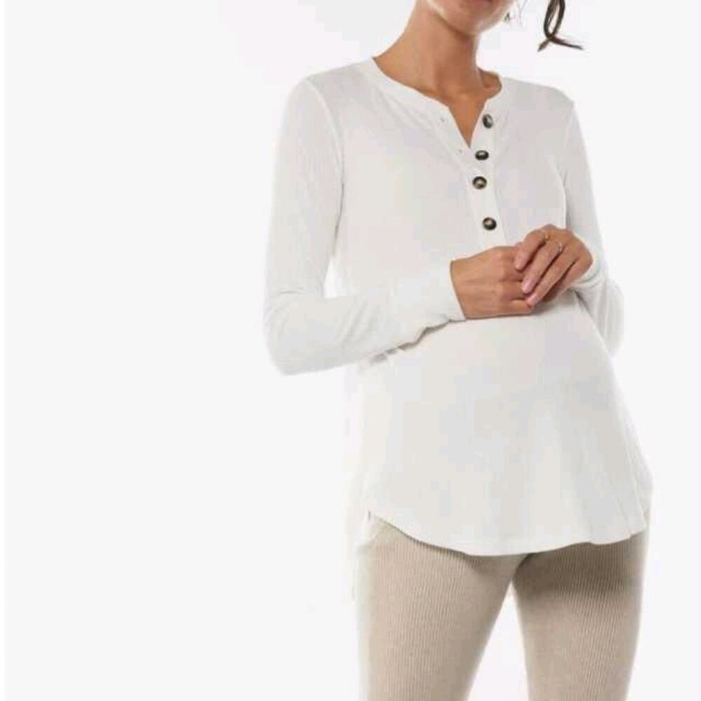 Bae the label maternity/nursing henley